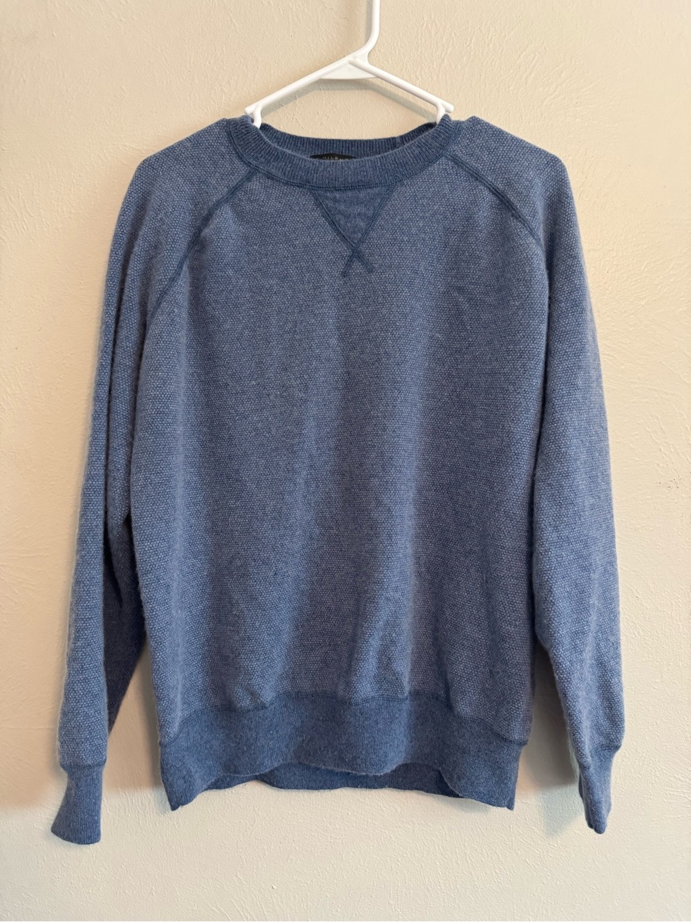 J. Hilburn Men’s Wool and Cashmere Blend Crewneck Sweater